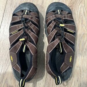 Keen Newport H2 Mens Brown Waterproof Hiking Sandals Size 11 EU 0507